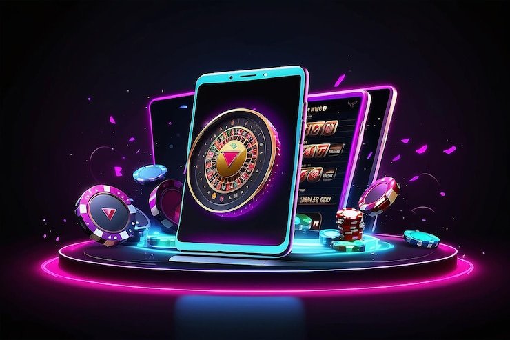 mata365 mobile demo mode screen showing free credits balance and game spin interface